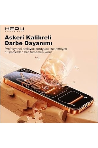 Hepu Armor Premium Apple Iphone Ekran Koruyucu 9h İphone 17/iphone/16 İphone 15/iphone 14/13/12/11 Tüm Modeller İçin Hd Ekran Koruyucu Darbelere Karşı Dayanıklı Temperli Cam Iphone 11/xr 50 x 22