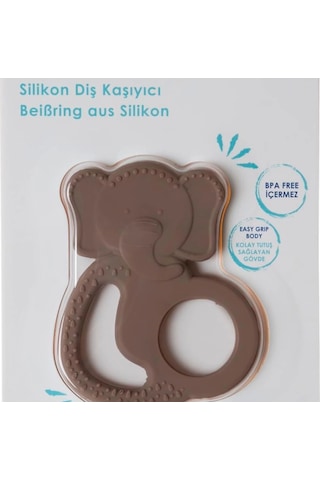 Babyjem Silikon Fil Dişlik 808 Latte Latte Çok Renkli