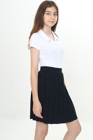 Toontoy Kız Çocuk Piliseli Okul Etek Siyah