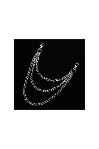 Oldskoolbutik Chain Pantolon Zinciri Gümüş