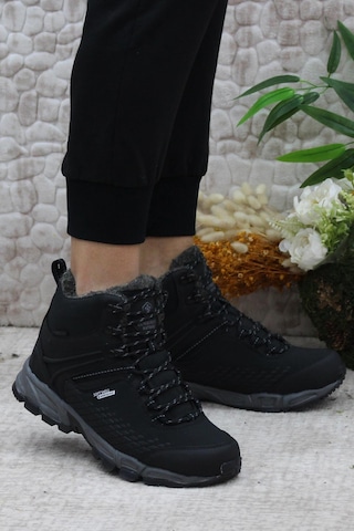 Lumberjack Flake Hi Kürklü Orijinal Ürün Su Geçirmez Waterproof Outdoor Bot Siyah
