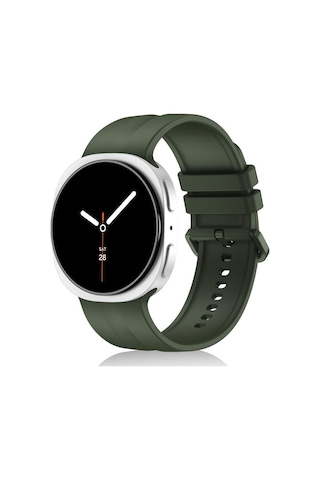 Samsung Galaxy Watch 9/8 40mm 44mm Classic 46mm Lansman 1-1 Kordon Spor Silikon Band Str-86