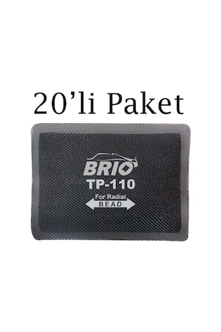 Lastik Yaması 75x55mm 20'li Paket