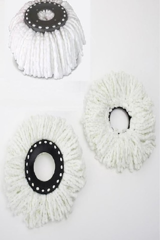 Lider Mikrofiber Yuvarlak Mop Paspas Vileda Ucu 2 Adet