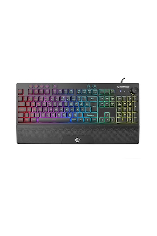 Rampage KB-GX65 SIMULA USB RGB Aydınlatmalı 4 Makro Tuşlu Bilek Destekli Oyuncu Klavye