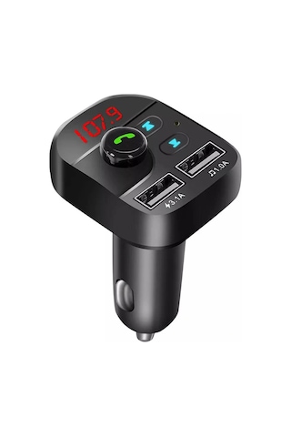 Divex Araç Fm Transmitter Bluetooth 2xusb Mp3 Çakmaklık Girişli Dt-602