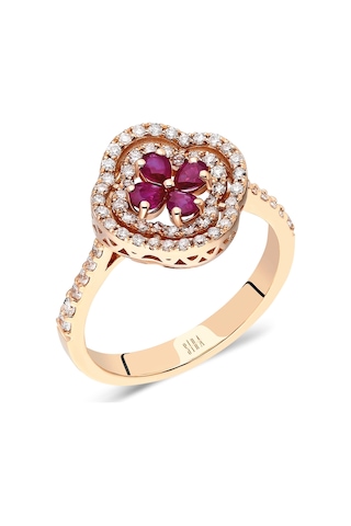 Siramücevherat Ruby Yüzük - Rose Siramücevherat Ruby Yüzük - Rose