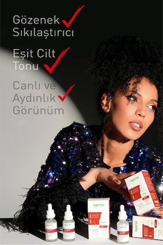 Agarta AHA & BHA Cilt Tonu Eşitleyici Kırmızı Peeling Etkili Serum 30 ML
