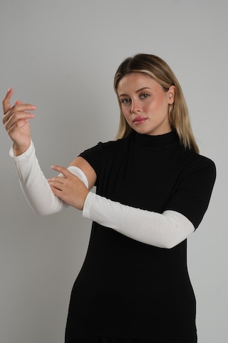Hürrem Bone Krem Tesettür Kolluk Viskon Kumaş Düz 1001_40 Krem