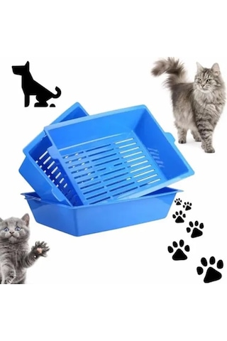Elekli 3 Katlı Kedi Tuvaleti