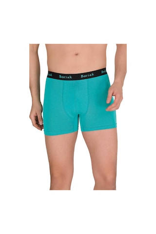 Berrak Premium Likralı Modal Penye Erkek Boxer - 4476-Gri