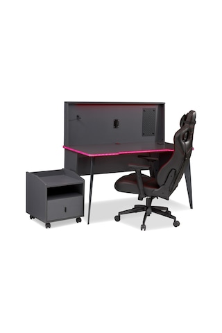 Meltem X Gaming Oyuncu Masası Antrasit