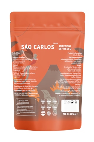 Intensio Espresso Çekirdek Kahve 500 Gr %100 Arabica Harmanı