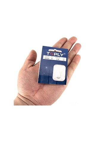 Ebitda 10 Adet Yüksek Karbon Çelik Olta Kancası - 20 Cm Misina - Balıkçılık İçin Uygun