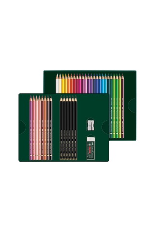 Faber-castell Polychromos & Pitt Grafit Mat 40'lı