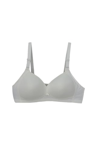 Fk Lingerie Kadın Silikonlu Toparlayıcı Sütyen C Cup Bgl-st04719 Beyaz