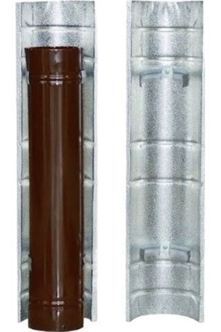 Boru Üstü Isıkes Isı Panosu Isı Koruyucu Soba Borusu Uyumlu