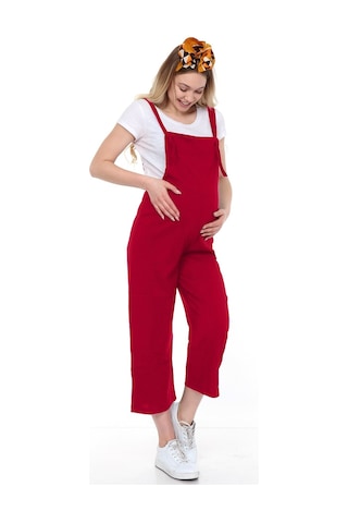 Luvmabelly Myra6107 - Bordo Hamile Salopet-bordo