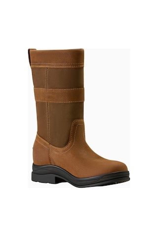 Ariat Arıat Bampton H2o Kadın Çizme, Su Geçirmez Orta Şaftlı Deri Binici Çizmesi Kahverengi 41,5