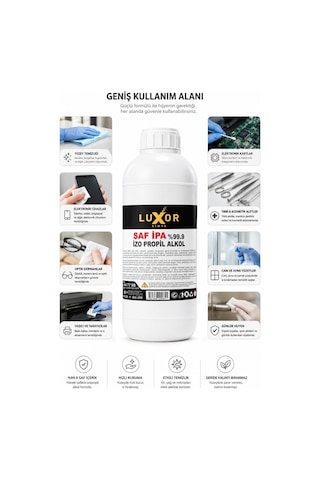 Luxor Kimya Saf İpa %99 İzopropil Alkol 1 L