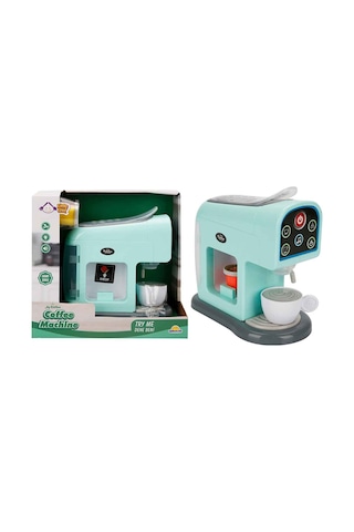 Little Chef Sesli ve Işıklı Kapsül Kahve Makinesi Mutfak  Seti