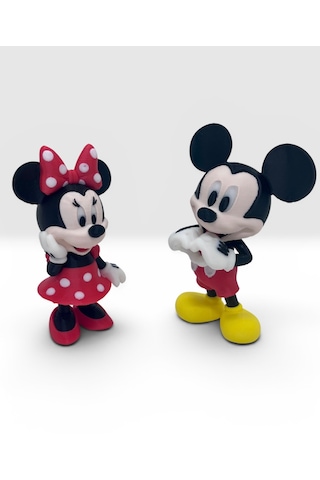 Mickey Mouse Ve Minnie Mouse Figürü