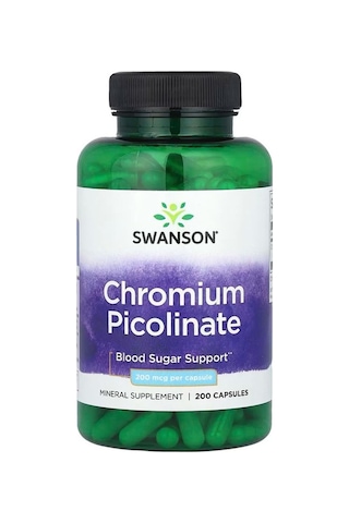Chromium Picolinate, 200 Mcg, 200 Capsules