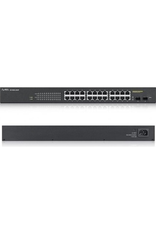 Zyxel GS1900-24HP V2, 24 Port, GigaBit, 24 Port PoE, 170W, +2Port