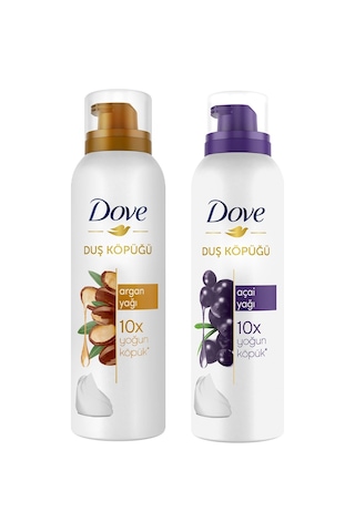 Dove Duş Köpüğü Argan Yağı 200 ML + Açai Yağı 200 ML