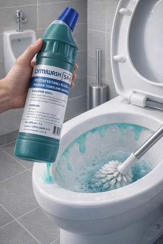 Omniwash Sr-6 Ağır Kirler İçin Klozet Pisuvar Temizleme 1000ml 6 Adet