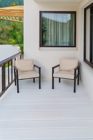 Neokas Balkon Mobilyası, 2 Tekli Koltuk Metal Oturma Grubu, Balkon Seti, Kafe Koltuğu, Teras Takımı,