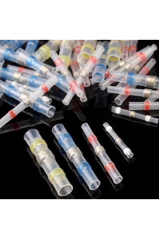Asafe Isı Büzüşmeli, Kendinden Lehimli, Izole Konnektör 1Mm