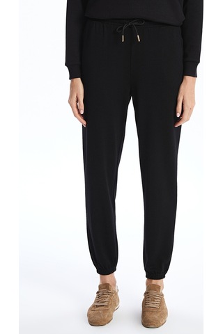 Lcw Everyday Siyah Beli Lastikli Kadın Jogger Eşofman Altı
