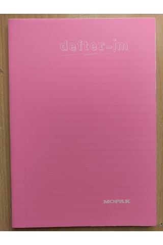 Mopak 60 Yaprak Çizgili Defter Plastik Kapak Harita Metot Hm