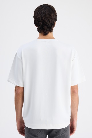 Twn Relaxed Fit Ekru Düz T-shirt 6ec146171622m Çok Renkli