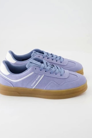 Tommy Hilfiger Kadın Mavi Greenwich Süet Sneaker Mavi