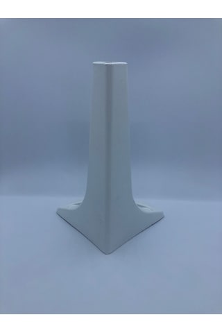 PLASTİK,19*10*10 CM BEYAZ KOLTUK,BERJER,MOBİLYA AYAĞI (4 ADET)
