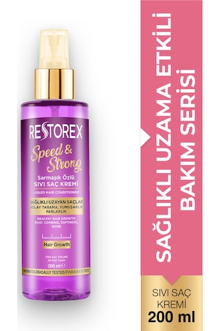 Speed Strong Işıltılı Bakım Sıvı Saç Kremi 200 Ml - Sarmaşık Özlü, Sağlıklı Uzama, Dökülme Karşıtı
