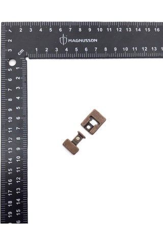 3x14 Mm Deri Bileklik Kiliti Mıknatıslı Kilit 20 Adet 3 X 14 / Bakır