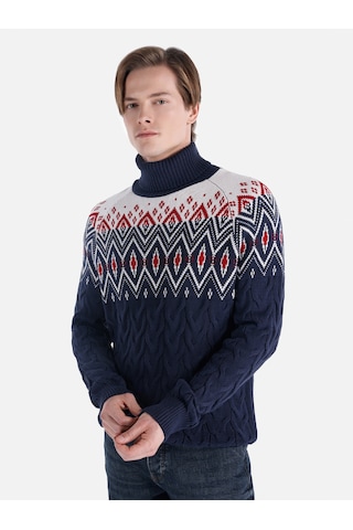 Colin's Colins Regular Fit Lacivert Erkek Kazak Cl1066425 Lacivert