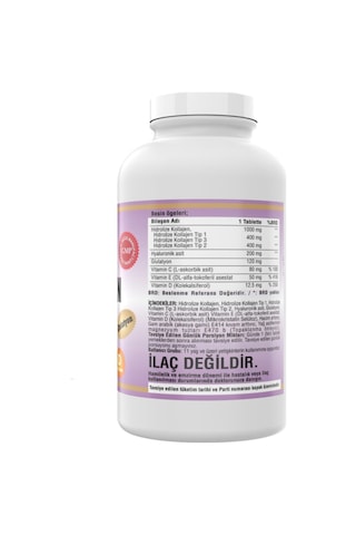 L-glutatyon 300 Tablet Kollajen 1000 Mg Collagen Tip 1-2-3 Glutatyon Kolajen