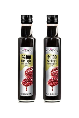 Doğanay %100 Doğal Nar Ekşisi 250 Ml Cam Şişe X 2 Adet