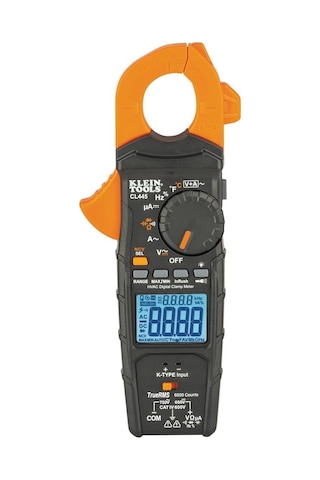 Klein Tools, Cl445 Trms, Ac Akım, Acil Akım, Ac/dc Voltajı, Dc Mikroamper, Direnç, Süreklilik