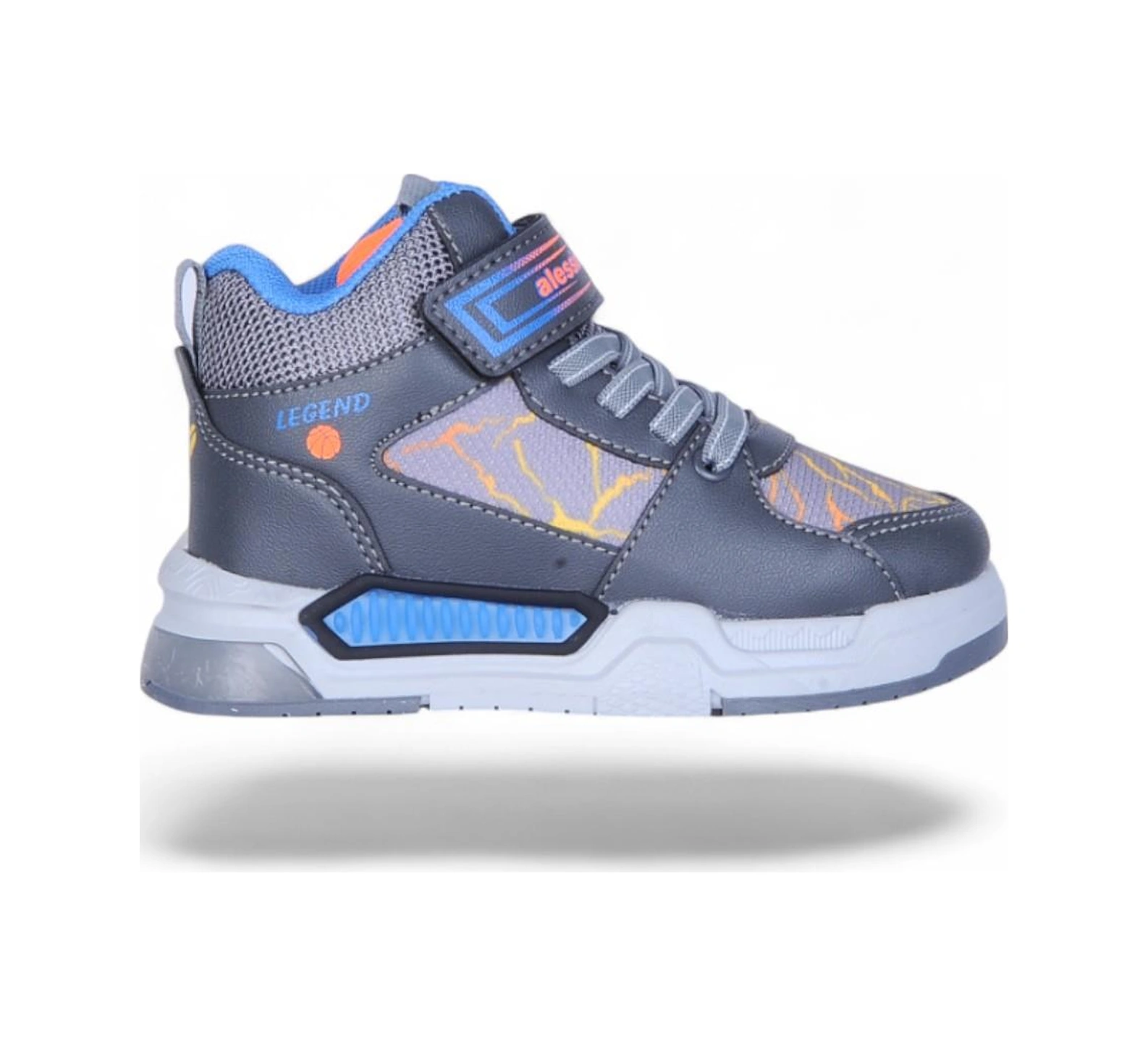 Ayakcenter 042 Alessio Füme-trc Erkek Çocuk Sneaker Ayakkabı Füme