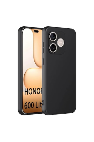 Honor 600 Lite İle Uyumlu Campro Serisi Kamera Korumalı Silikon Kılıf - Al3427 Siyah