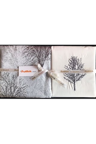 Özdilek Albero Çift Kişilik Gelin Seti Gri