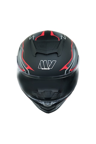 My Helmets Mks001-bgr Yarış Spoiler Güneş Vizörlü Full Face Motosiklet Kaskı Çok Renkli