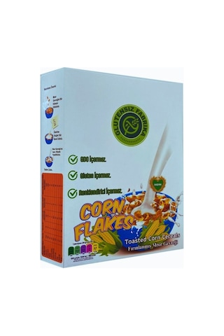 Glutensiz Fabrika Glutensiz Yerli Mısır Gevreği Cornflakes 250 G