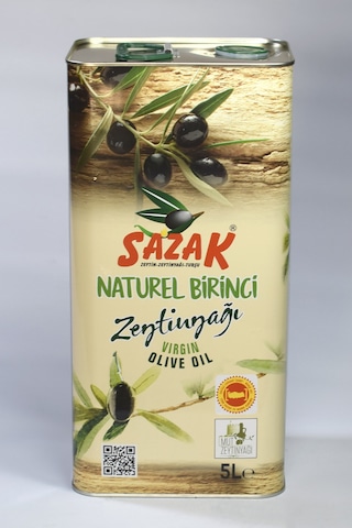 Sazak Natürel Birinci Zeytinyağı 5 L