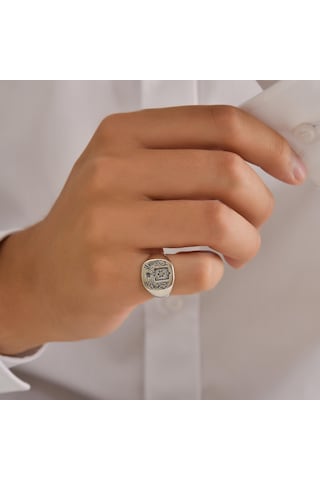 925 Ayar Gümüş Şövalye Model Yüzük